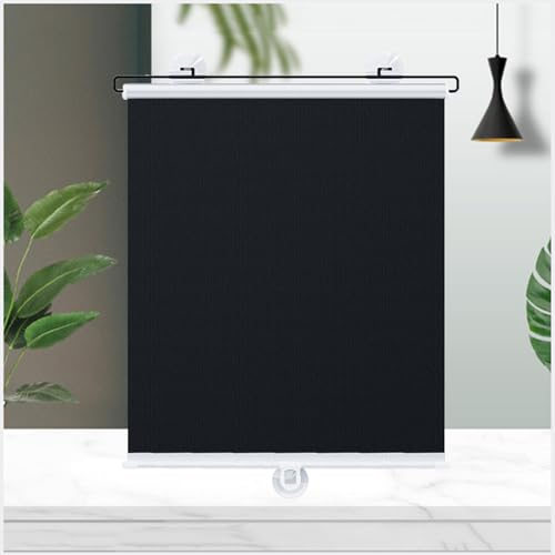 Sonnenschutz Rollos Für Fenster, Saugnapf Verdunkelungsrollos, Fensterrollos Ohne Bohren, 55x125/72x180cm Temporäre Verdunkelungsvorhänge,1pc-75x110cm/30 * 43in