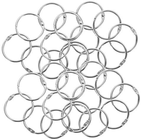 Gadpiparty 50pcs Loose Leaf for Projects Reusable Book for Note Binding and Memo Filing