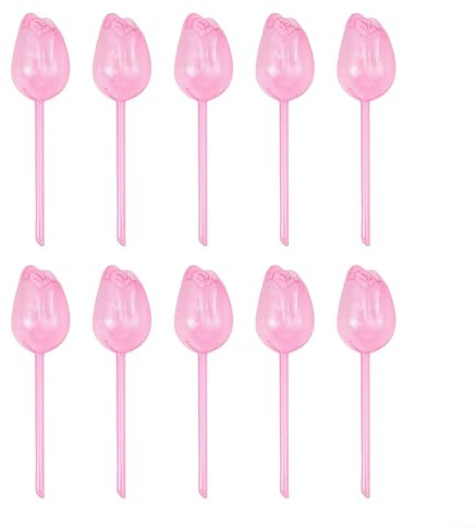 Oniissy Shaped Automatic Watering Device with 10PCS Watering Balls for Indoor and Outdoor Plants Garden Watering Supplies (Pink)
