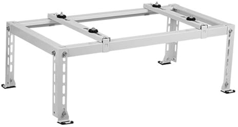Support robuste pour climatiseur – Support au sol durable pour climatiseurs extérieurs et systèmes de pompe à chaleur, prend en charge les unités sans conduit