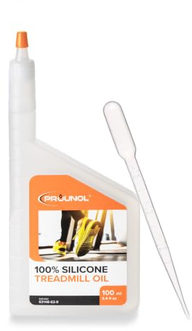 Prounol Laufband-Öl - 100 ml - 100% Silikonöl Laufband, Walking Pad | Sicher auf Geräten mit Hautkontakt (NIPH) | Vollständige EU-Fertigung | Erfüllt Vorgaben der Hersteller | Leiserer Bandlauf