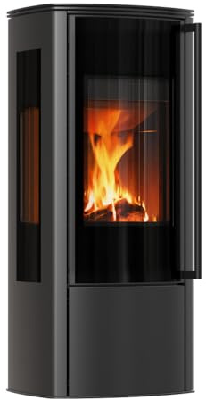 KRATKI Stufa a legna in acciaio KOZA ENYO 5,5 kW Ø150 A Ecodesign AB ENYO R