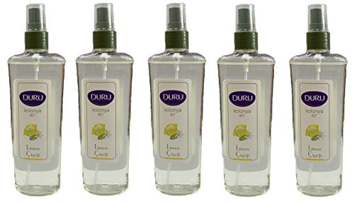 Duru Limon Eau de Cologne, Spray, Zitronenduft, 150 ML, 5 Stück