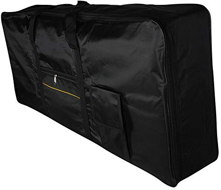 Didatecar 61 Key Electronic Piano Keyboard Case Cover Protective Bag for Electric Piano Synthesizer Padded Case, Waterproof Oxford Fabric, 99.5 x 40 x 13 cm