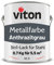 Viton Metallfarbe in Anthrazit - 0,7 Kg Metall-Schutzlack Seidenmatt - Dauerhafter Schutz & hohe Beständigkeit - 3in1 - Metalllack direkt auf Rost - KE31 - RAL 7016 Anthrazitgrau