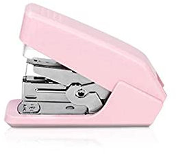 Liudan Heftgerät Mini Cute Desktop Hefter, Büroklammer, 20 Blattkapazität, enthält 1000 Heftklammern (Rosa) Büroheftgerät