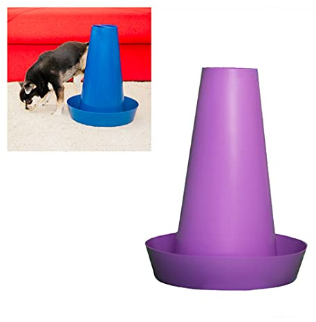 PIPPi WC per Cani Maschi – Vasino per Cani da Interno ed Esterno – Colonna Orinatoio Lavabile – Alternativa alla Traversina Confezione da 1 Lilla