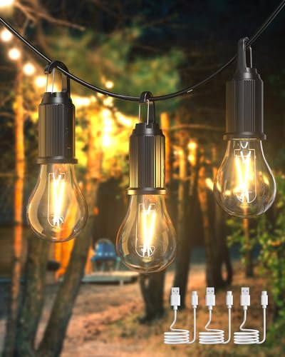 Lampada Campeggio Ricaricabile, Luce Campeggio a LED, Lanterna da Campeggio, 3 modalità di Luminosità Regolabile Lampada da Campeggio Luce da Campeggio Portatile per Tenda, Luce Emergenza, 3 pezzi