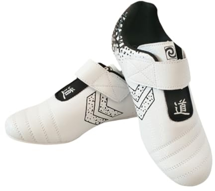 Viaoragiosa Chaussures de Sport Taekwondo,Chaussures de Taekwondo Respirantes,Chaussures de Kung fu Taekwondo,Résistant à l'usure,Résister aux Coups de Pied,pour Taekwondo,karaté,Kungfu et Tai-chi.