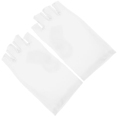 TOGEVAL Sommer Sonnenschutzhandschuhe Damenhandschuhe Halbfinger Fahrradhandschuhe für Herren mit Rutschfestem Chinlon Material Modisch Leicht zum Radfahren und Fahren