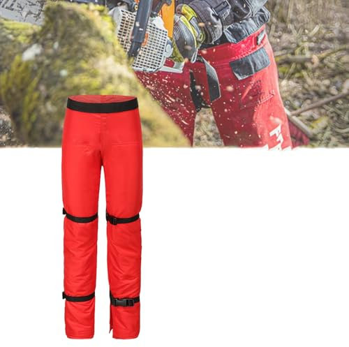 Yiustldd Schnittschutzhose Schnittschutzhose Mit 9-Lagigem Schutz Und Verstellbarem Gürtel Sicherheits-Forstwerkzeuge Für Schnitte Und Forstarbeiten,M