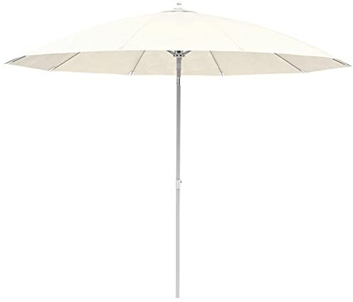 Parasol en aluminium, parasol d'extérieur inclinable, parasol de cour résistant au vent, parasol de plage résistant aux UV, utilisé dans les villas, les balcons et les jardins, sans socle, beige