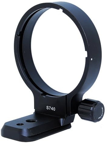 S740 - Collare treppiede in metallo da 70 a 400 mm, facile da smontare, accessori per fotocamera rapidamente