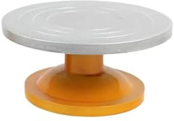 IZHAOGJING TöPferscheibe, Drehscheibe TöPfern Ton-Töpferrad-Werkzeug, Bildhauerrad, Drehteller for Farbsprühen, Modellieren, Kuchendekoration(Diameter 25cm)