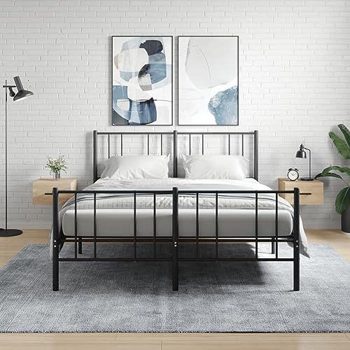 QINXIXINAIXI Table de chevet flottante en bois avec espace de rangement, table de chevet murale pour chambre à coucher, décorative et peu encombrante
