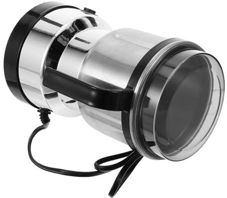 TIDTALEO Molinillo Eléctrico de Café y Especias 500 Ml de Acero Inoxidable 3 Cuchillas de 6 Hojas Cepillo y Cuchara Molinillo Portátil para Cocina Viajes y Camping Motor Potente y