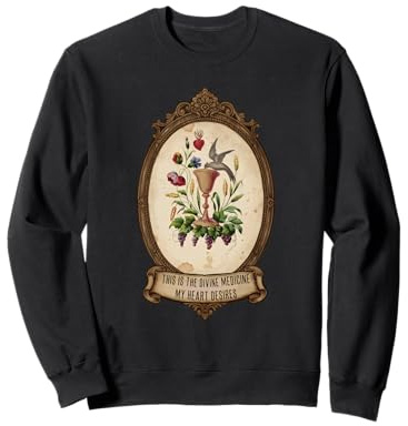 Calice eucharistique avec Colombe Sainte Communion Art Antique Sweatshirt