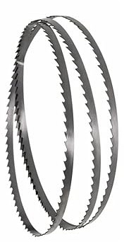 2 pièces lames de scie à ruban for scie à ruban à bois 1400 1425 2240 1065 1511 1575 1650 1730 1790 2320 Mm for 6 TPI(2320x12.7x0.5mm)