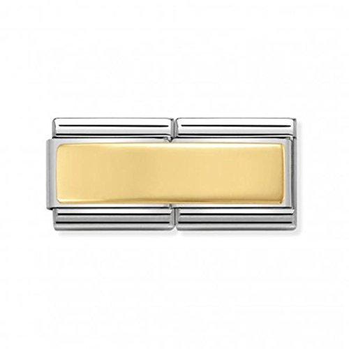 Nomination Damen-Bead Composable Double Classic Edelstahl teilvergoldet - 030710/01
