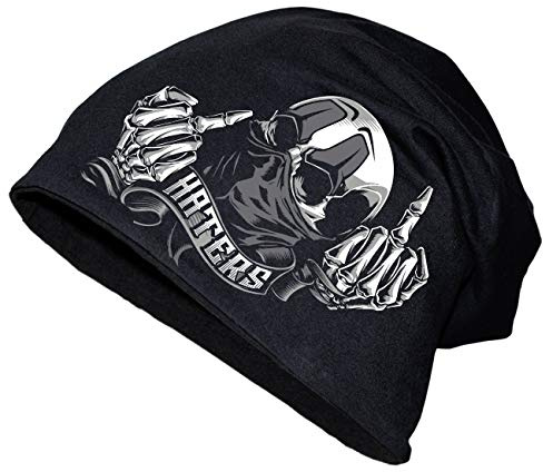 Spaß Kostet Long Beanie Mütze La Familia People Streetwear Tattoo Ink Premium Totenkopf