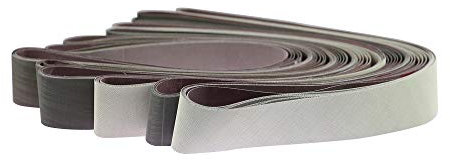 6 pezzi Nastro abrasivo 1220 / 2000x50mm per lucidatura acciaio inossidabile A3 A5 A6 A16 A30 A65, MIX, 915X50mm