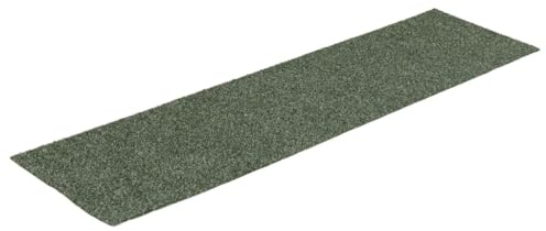 vidaXL Stufenmatten Selbstklebend 15 STK. 76x20 cm Grün Rechteckig