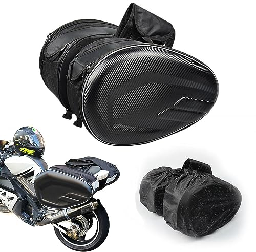 Abhpjuy Motorrad hecktasche Satteltasche Seitentasche zum Senden Wasserdicht Abdeckung kann Helm Motorrad Tasche universelle Hecktasche setzen