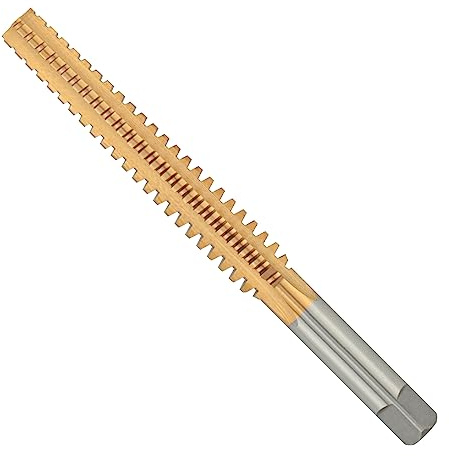 Aceteel Tr18 X 3 Ti-Coated Metrischer Trapezgewindebohrer, Tr18 X 3 HSS Titan Beschichtung Trapezgewinde Gewindebohrer Rechtshänder