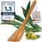 GOLDENBERG® Premium Pfannenwender - Made in Germany - feinstes Olivenholz aus Italien - robust, langlebig & antibakteriell - Holzschaber - Pfannenwender Holz