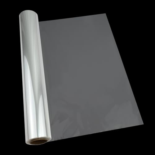 MAILEKT Geschenkfolie Transparent Rolle 80cm X 30m, Klare Cellophanfolie, Klarsichtfolie Geschenkfolie, Zellophan Transparent für Blumen Geschenkkörbe Wrap