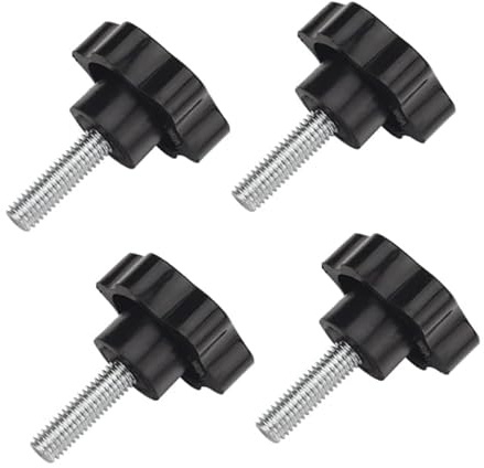 (4pcs) 481625-01 Wing Nut Knob 3/8-16 x 1-1/4 For Scag Grass Catcher Cheetah Turf Tiger & More,Fits SFZ48-18FR SCZ61RD-31FX SFW48-16BV SFZ48-18FR SCZ52V-23FX