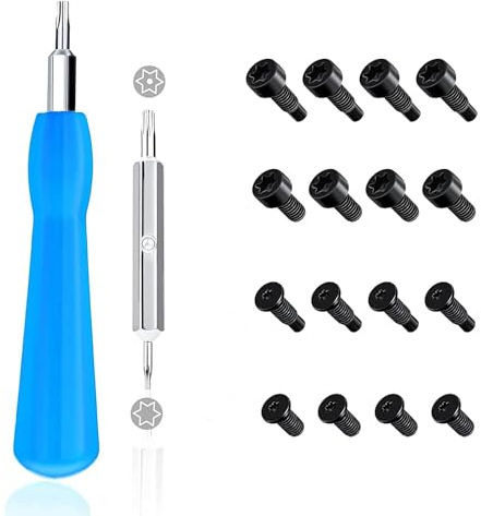 16-in1 Ring Doorbell Screwdriver Replacement, Ring Doorbell Screwdriver Replacement with 16 Pcs of Screws, for Battery Change, Fit Video Doorbell, Video Doorbell 2 and Pro and Elite