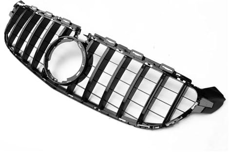 STRJUS Kühlergrille Für Mercedes Für Benz W205 C63 C63S Für AMG 2019 2020 2021 Auto Stoßstange Grille Mit Kamera Loch Vorne Niere Grille
