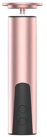 Meichoon Foot Polisher Smooth Pedicure Stick con 2 Cabezales Elimina la Piel Seca y Pule las Uñas Velocidad Ajustable Set de Cuidado de Pies Recargable NL29 Rosa