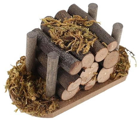 Palaufr Puppenhaus Miniatur-Brennholzstapel, Puppenmöbel,Vintage Puppenhaus Brennholzscheite Figuren | Vintage Puppenhaus-Küchen-Miniatur-Zubehör, Feengarten-Holzscheite für Wohnzimmer-Kamin-Modell