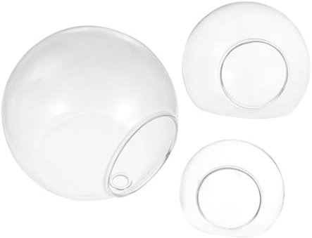 BESPORTBLE 3st Wandmontiertes Aquarium Aus Glas Terrarium Halter Pflanzenterrarium Heimdekoration Hängevase Glasvase Einzigartige Blumenvase Transparent