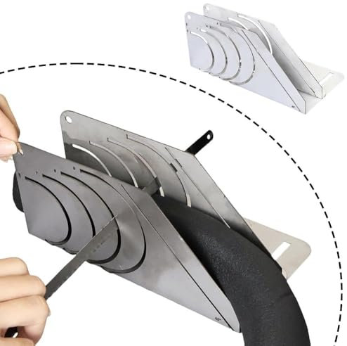 Professional Foam Pipe Cutter Tool, Precision 45° Rubber Insulation Pipe Cutter, Foam Pipe Lagger Insulation Cutting Fixture, Adjustable Size Insulation Cutting Fixture, for Pipe Insulation in Homes