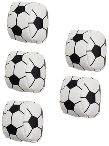Yardwe 5stücke Fußball Geformter Sandsack Spielzeug Für Junge Mädchen Jonglierball Spielzeug Outdoor-sandsack Für Kinderaktivitäten