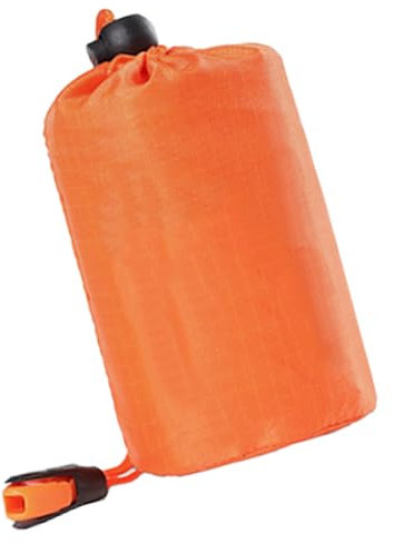 Fazvncv Survival Schlafsack Notfälle Biwaksack Notfälle Rettungsdecke Wiederverwendbare Survival Biwaksack für Camping Outdoor