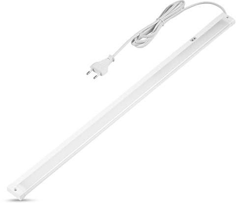 REV Unterbauleuchte Küche LED - 60cm, 8W, 680 Lumen, 3000 Kelvin, weiß | Flache Küchenbeleuchtung mit Sensor | einfache Montage