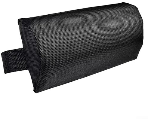 Almohada diseñada para mejorar tu experiencia de relajación junto al agua o en el jardín (es negra)