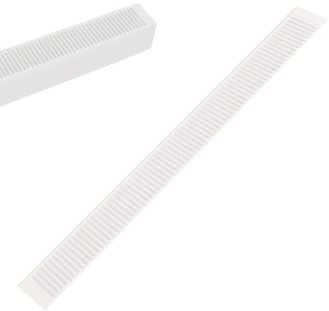 Ximil Radiator Dust Cover, Breathable Radiators Pad, Magnetic Protective Hood, White Fabric Decorative Pad, Allowing Sufficient Airflow and Avoiding Overheating, for Home Heating Devices(160CM)