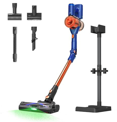 Tineco Pure One S70 Aspiradora, 200AW, Luz LED, Sistema de Limpieza 3DSense Pro, Filtro de 6 Niveles, hasta 95 Min de Autonomía, Cepillo ZeroTangle, Aspiradora de Mano Inteligente Sin Cable