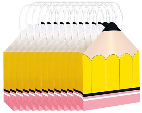 Bolsa De Suministros Para Del Profesor | Bolsas Snacks Forma Lápiz Para Alumnos Para Semana De Agradecimiento A Los Maestros Suministros Infantil Secundaria