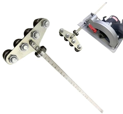 Riel Guía De Sierra Circular, Calibradores De Posicionamiento Para Medición, Guía De Corte De Precisión De Acero Inoxidable, Herramienta De Riel Para Carpintería