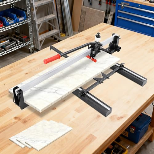 WFIETN - Cortador manual de azulejos, herramienta de corte de baldosas, longitud de corte máx. 800 mm, máquina de corte de azulejos, máquina de acero para talleres e instalaciones industriales