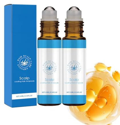 Pack de 2 Suero Capilar Romero, Aplicador Roll-On, Tratamiento que Oxigena el Cuero Cabelludo, Fortalece la Raíz, Aporta Volumen Visible, Hidrata Intensamente y Deja el Cabello Fresco, Sano