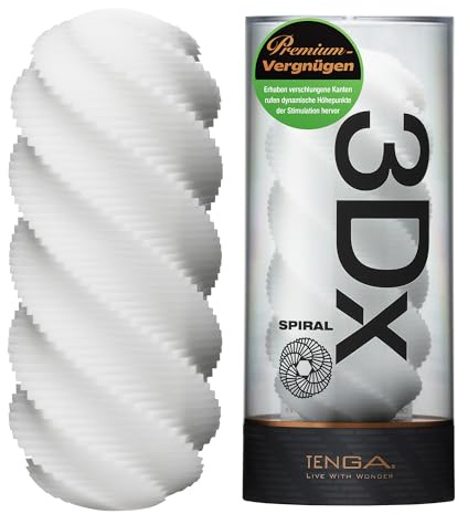 TENGA Sculpted Ecstasy 3D Series TDX-002 | Masturbator für Männer (Sexspielzeug) | Wiederverwendbarer Stroker mit umschlingender Kantenstruktur | Made in Japan