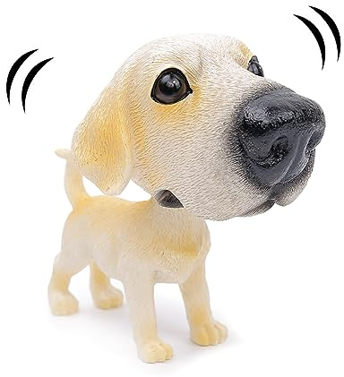 COGEEK Bobble Head Dogs Bobbing Heads Car Dash Puppy Car Decoration (Labrador)
