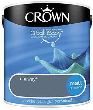 2.5L CROWN Standard Breatheasy Matt Emulsion Paint - Runaway